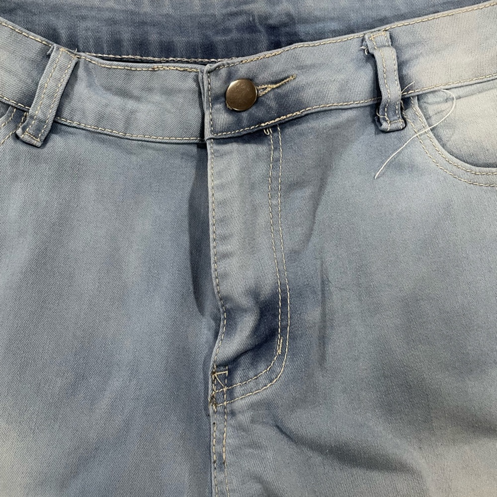 Light blue flare jeans